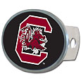 S. Carolina Gamecocks Oval Metal Hitch Cover Class II and III